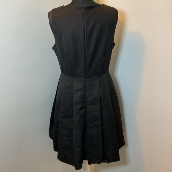 12. Jason Wu Target Collection Elegant Black Sleeveless Dress Pleated Tulle SZ M - Picture 8 of 10